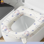 Washable Toilet Seat Cover Mat Waterproof Closestool Mat Seat Case O-shape Toilet Lid Pad Bidet Cover Bathroom Accessories YD