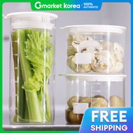 DuO Heat-Resistant Glass Airtight Container 500ml Plus 700ml Water Bottle Salad Bottle Canister Kitc