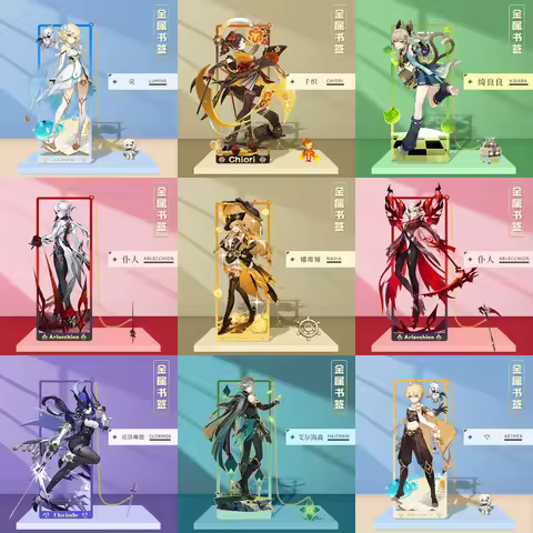 Game Genshin Impact Cosplay Metal Navia Lumine Sangonomiya Kokomi Sigewinne Kirara Props Cards Acces