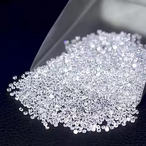 1.0ct / Pack Super White D Color Small Sizes Moissanite Loose Stones 0.8-2.9mm Pass Diamond Tester f