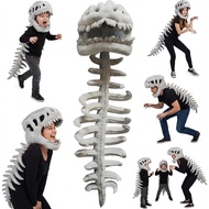 Dinosaur Bone Costume, Comfortable 3D Dinosaur Bone Costume Set, Realistic Spinosaurus Costume