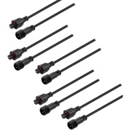 ALITOVE 3 Pin Waterproof Electrical Connectors Xconnect Pigtail 18AWG 6in/15cm Extension Cable Compa