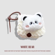 Creative Plush Full Cover Bluetooth Earphone Case for Honor Earbuds X5 X5spro X5i X5s X6 X7 Soft She