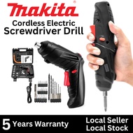 Makita 47PCS Cordless Electric Screwdriver Drill 47 pcs 3.6V Rechargeable Pemutar Skru Machine Tools Mesin Screw Driver