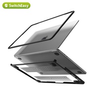 switcheasy適用2024款蘋果m4/3新macbook pro14寸筆記本電腦保護殼mac輕薄air2軟邊13.6透明13.3雙料m1全包套