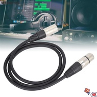 IWENNEYBU Microphone Cable, 1m/3.3ft 3Pin XLR Male to 3Pin XLR Female Balanced Audio Cable, Durable 