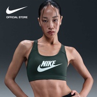 Nike Womens Swoosh Sport Bra - Vintage Green