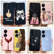 OPPO Reno8 T 4G Case CPH2481 Silicone Cool Printed Back Cover for OPPO Reno8 T 8T 4G Soft Phone Casing 6.43 inch