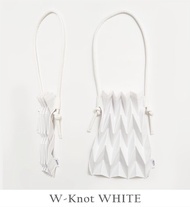 【PAVI STUDIO】W-Knot 繩結款 泰國設計肩背包 - 經典白