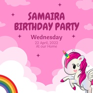 e-card birthday kad harijadi aqiqah digital