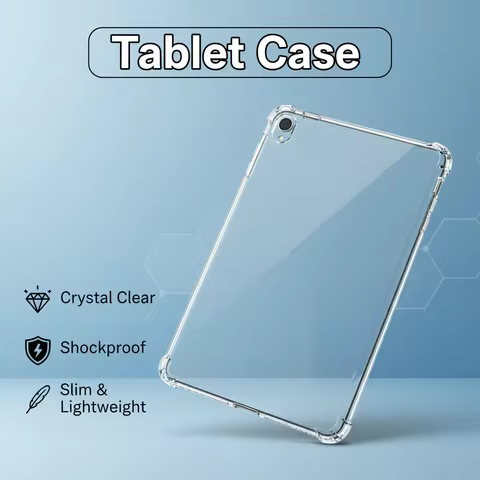 For XTEINK X4 E-Book 4.3" XteinkX4 Soft TPU Drop Resistance Case Clear Original All Inclusive Airbag