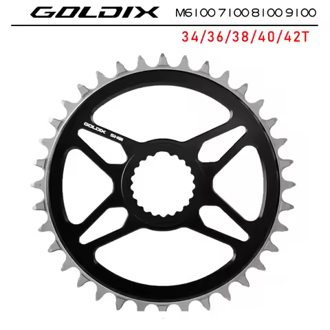 GOLDIX 12S Narrow Wide Chainring for Shimano FC-M6100/7100/8100/9100 Direct Mount Crank 34T/36T/38T/
