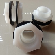 PVC TANK NUT 3/4" PVC TOWER NUT 3/4 INCH PVC TANK NEPEL 3/4 INCH