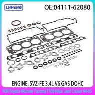 Engine Head Gasket Set Kit For Toyota 4Runner Tacoma T100 Hilux Land Cruiser 5VZ FE 3.4L V6 GAS DOHC