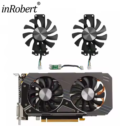 75mm GA81S2U Apistek 12V 0.38A 4Pin Cooler Fans For ZOTAC GTX960 GTX 960 4G PCI-EDC Graphic Video Ca