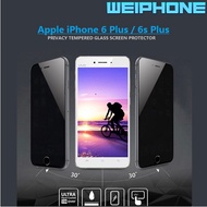 Privacy Tempered Glass For Apple iPhone 6 Plus / 6s Plus