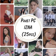 (CONTENTS OF 25 PCS) Photocard IZNA KPOP GROUP - Mai, Bang Jeemin, Yoon Jiyoon, Koko, Ryu Sarang, Ch