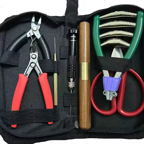 Badminton Stringing Equipment Set Tools Bags Accessories Tennis Pliers Bags Wire Draw Bench Threadin