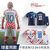 World Cup Croatia Home and Away Jersey No. 10 Modridge Football Jersey Suit Competition Team Uniform