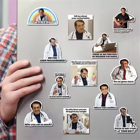 Dr Now Magnets Funny Dr. Nowzaradan Fridge Magnet Kitchen Strong Fridge Magnets Cute Magnetic Access