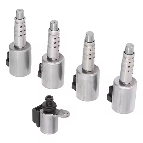 5Pcs CVT Transmission Valve Solenoid Kit JF017E Replacement for TEANA 2012‑14 L4 2.0L 2.5L V6 2.5L