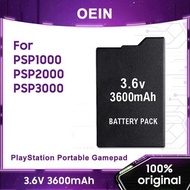 1pcs 3.6V 3600mAh Lithium Battery Pack For Sony PSP2000 PSP3000 PSP-S360 PlayStation Portable 6