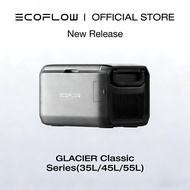 EcoFlow GLACIER Classic 35L Portable Fridge Freezer, 43H Cooling Car Refrigerator, Battery Powered w