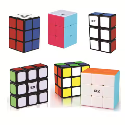 QiYi MoFangGe 1x2x3 1x3x3 2x2x3 2x3x3 Magic Speed Cube Puzzle Cubes Professional Puzzles Magic123 13