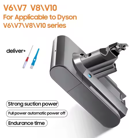 Replacement Battery For Dyson Vacuum Cleaner V6 V7 V8 V10 SV11 SV12 SV09 SV10 DC62 V6 Absolute V10 F