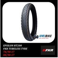 FKR TUBELESS TYRE TYRE TUBELESS FKR EPSILON HT200 HT 200 70/90-17, 80/90-17 70 90 17 80 90 17 TUBELE
