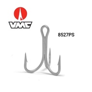 VMC 8527 Permasteel 6X-Strong O'Shaughnessy Treble Hook (4/0, 3/0, 2/0, 1/0, 1, 2, 4) (Loose pkt)