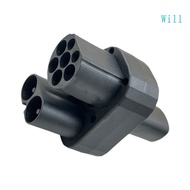 CCS2 Charging Adapter Plastic Charger Adapter  Efficiency Adapter for Auto