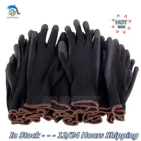 10-30 pairs of nitrile safety coated work gloves, PU gloves and palm coated mechanical work gloves, 