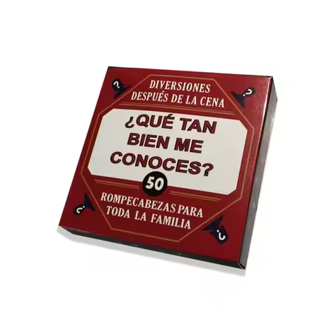 After-dinner entertainment cards – what would you choose? Spanish