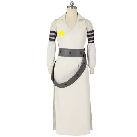 Anime Womens Costume Cosplay Tsubaki Nakatsukasa Uniform Outfit Maid Dress Sleeves Gloves Socks Suit