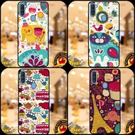 Cute Pattern Screen Case Oppo F9pro A7 A5s A12/F1 A35/F11/F11 pro F1s A59 F1 Plus R9 R15/R7s/A91 Reno3