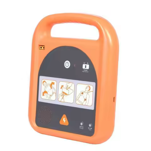 CPR Training Teaching Aid AED Defibrillator Trainer USB Rechargeable AED Training Demonstration Devi