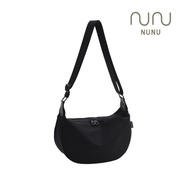 NUNU Cloth Gyoza Bag - Unisex Women Men Fashion Crossbody Half Moon Dumpling Bag Nylon Beg Tangan Un