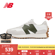 NEW BALANCE NB官方男鞋女鞋327系列运动简约舒适百搭休闲运动鞋 白色/灰白色 MS327ASN 36(脚长22cm)