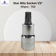 Wipro L-Socket Wrench / Star Bit Socket 1/2" T50 X 55 mm