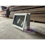 SKS 2in1 1.5x2/2x1.5 White Undercoated Frame Window Grille Black 585mm(W) x 455mm(H) Casement Alumin