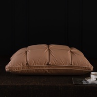 Luxury 3D Bread White Goose Down Feather Pillows for Sleeping Body Neck Protection Bed Pillows Soft 