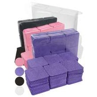 Lint-Free Nail Polish Removal Wipes - Acetone-Resistant Nail Prep & Gel Polish Remover Pads For Eyel