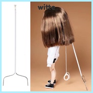 WITTE Doll Display Stand, Anti-slip Universal Doll Holder, Portable Action Pose Stainless Steel Doll