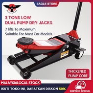 【Limited Offer】Heavy Duty 3 Ton Floor Jack Hydraulic Floor Jack Floor Jack Hydralic Jack Double-Pump