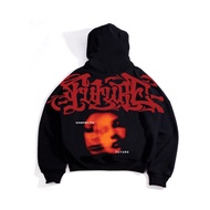 Siempre Hoodie Boxy Oversize // Future Face Black Jmb 23.07.0010 Termurah 100 % Original
