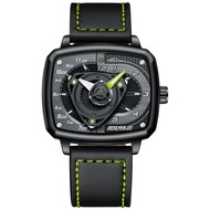 New svj wheel Hub watch Rotor engine Car Modification Rotating Square Multi-Function Waterproof Men'