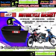 BKP SYM E Bonus / Revo Smash Motorcycle Basket Plastic Quality Suzuki Bakul PVC Motorsikal siap besi