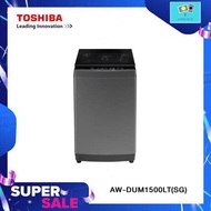 Toshiba เครื่องซักผ้า รุ่น AW-DUM1500LT SG 14 กก. Inverter