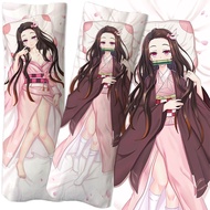 50*150cm Anime Demon Slayer Kamado Nezuko Kanroji Mitsuri Dakimakura Case Two-sided 3D Print Bedding